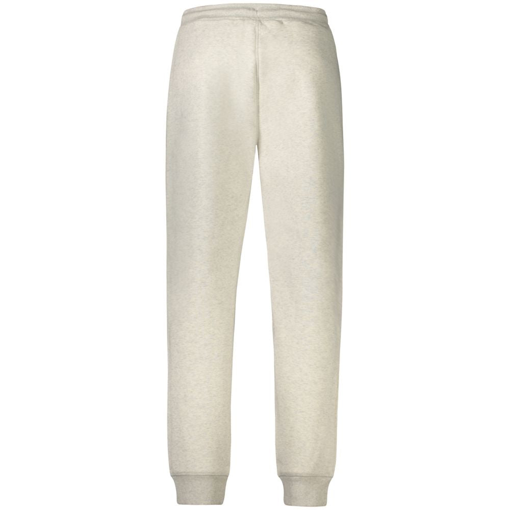 Pantalon de jogging gris en coton pour homme de la marque Calvin Klein, vue de face.