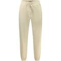 Pantalon de sport beige en coton pour homme de la marque Hugo Boss, coupe confortable et style décontracté.