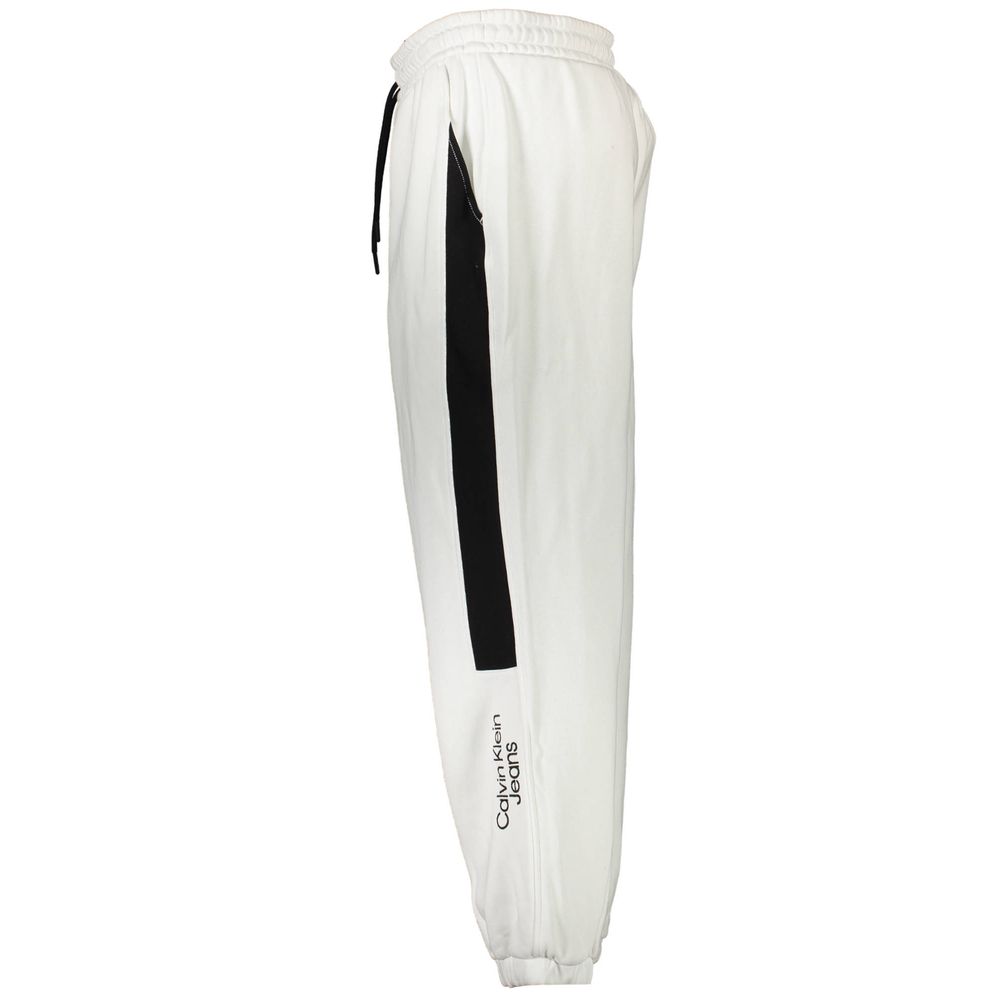 Calvin Klein Weißer Baumwoll-Sweatpant für Herren