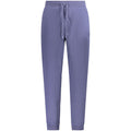 Pantalon de jogging en coton bleu pour homme de la marque Hugo Boss, style décontracté et confortable.