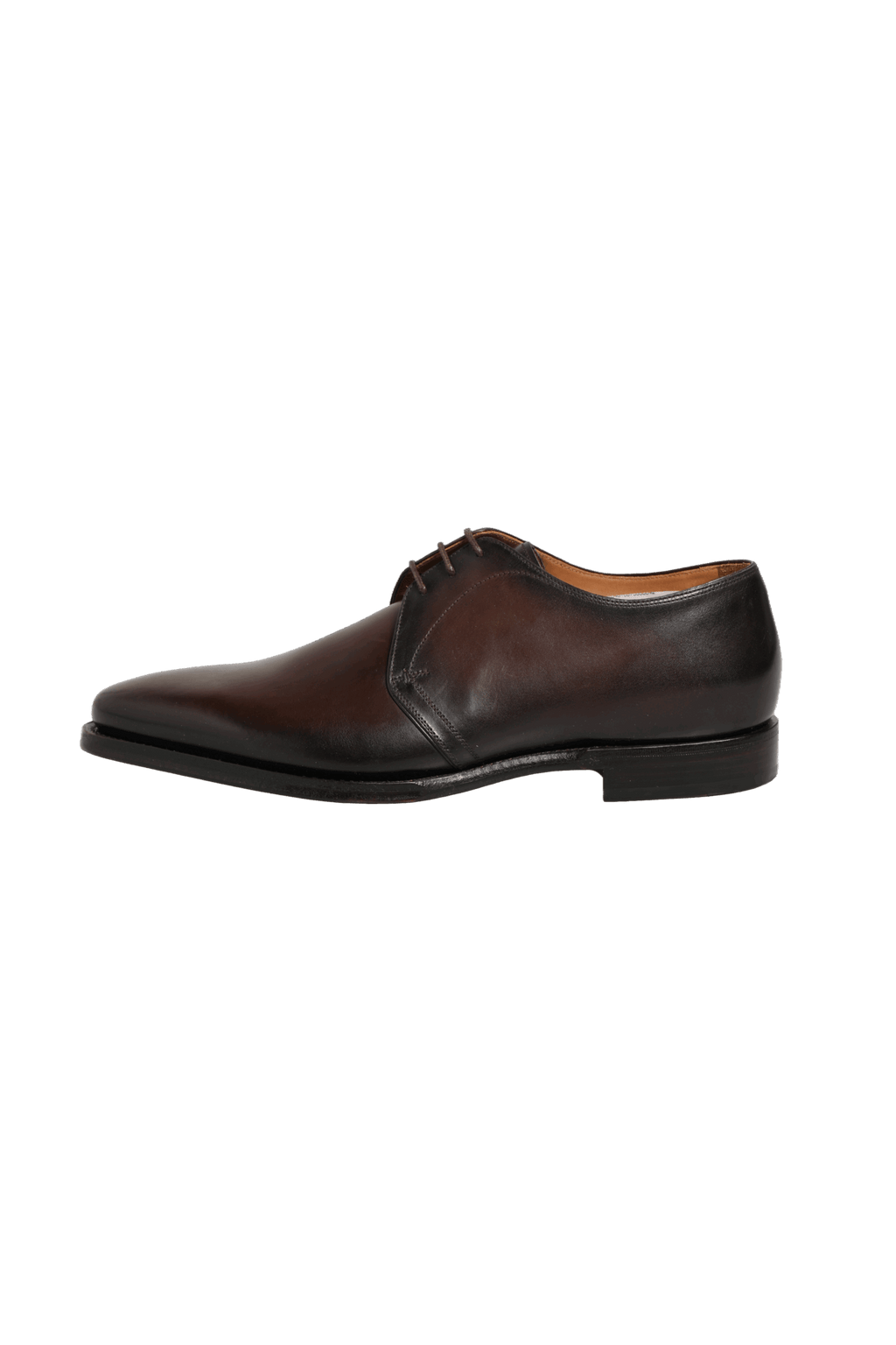 Chaussures Derby en cuir marron Dolce & Gabbana pour hommes avec lacets, style élégant et sophistiqué.