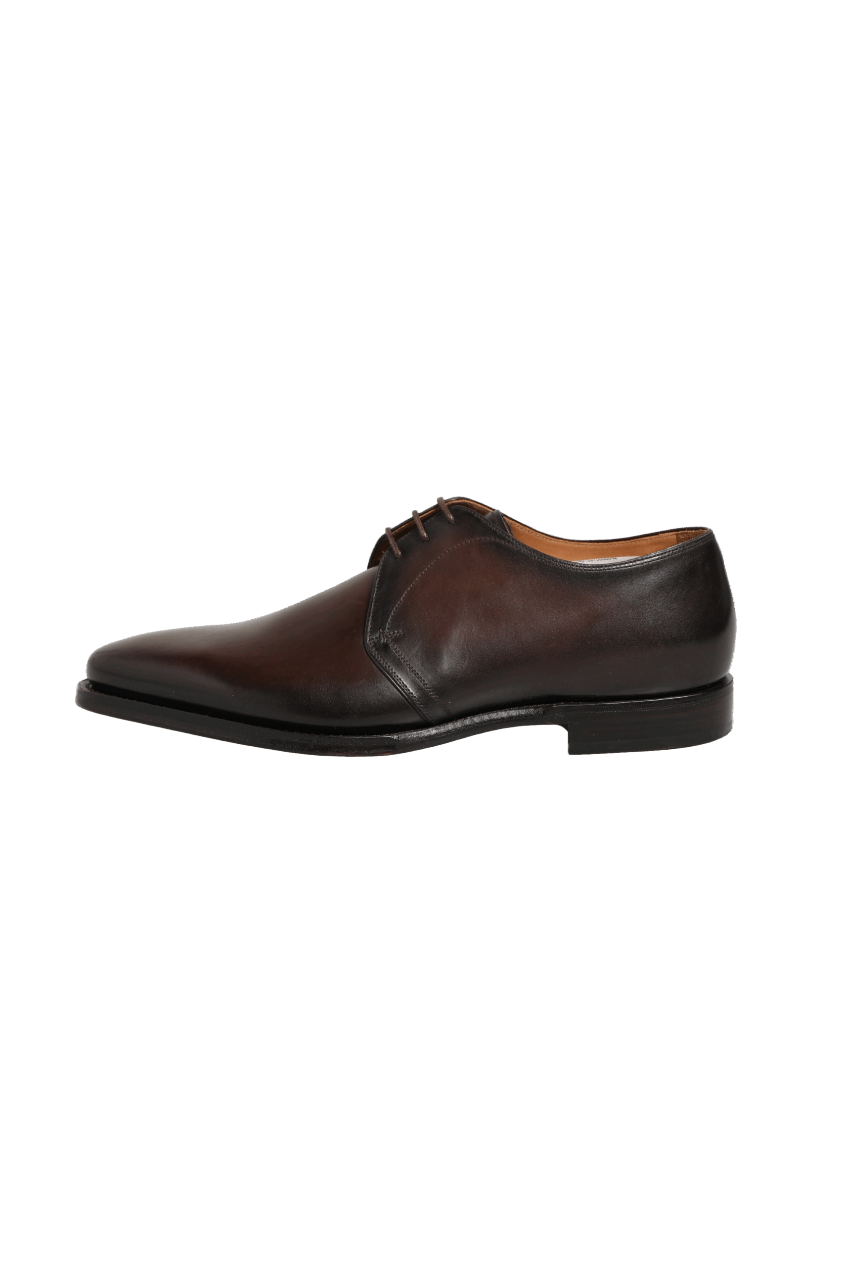 Chaussures Derby en cuir marron Dolce & Gabbana pour hommes avec lacets, style élégant et sophistiqué.