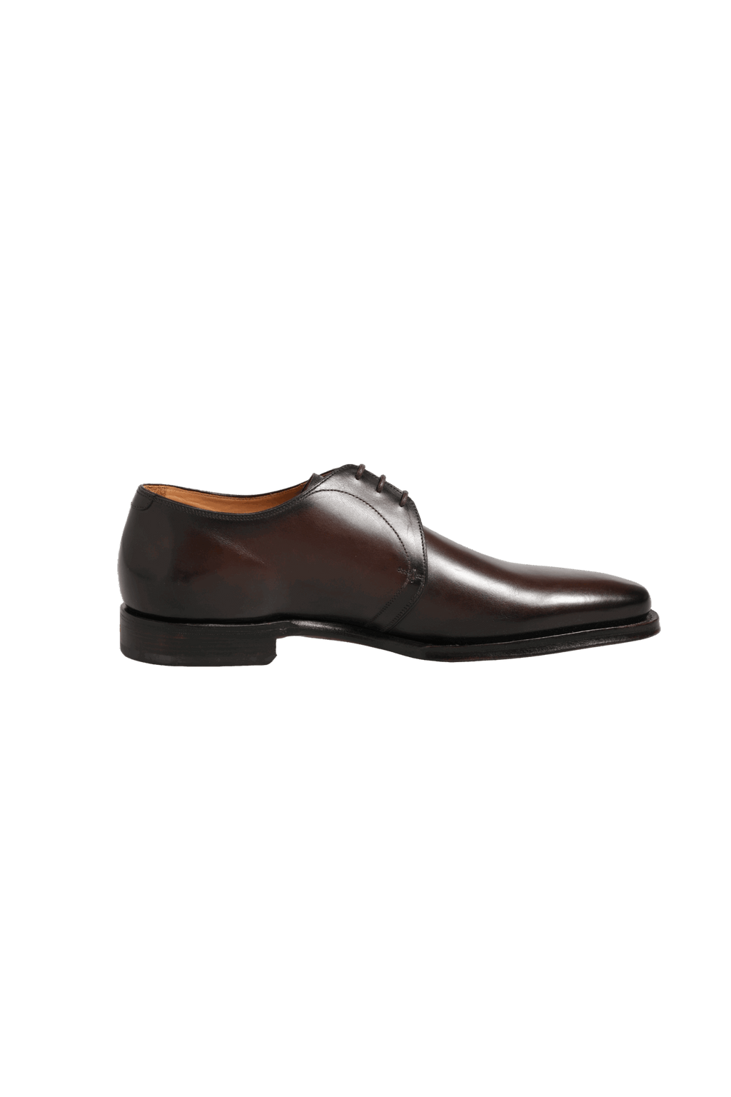 Chaussures Derby en cuir marron Dolce & Gabbana pour homme avec lacets, style élégant et sophistiqué.