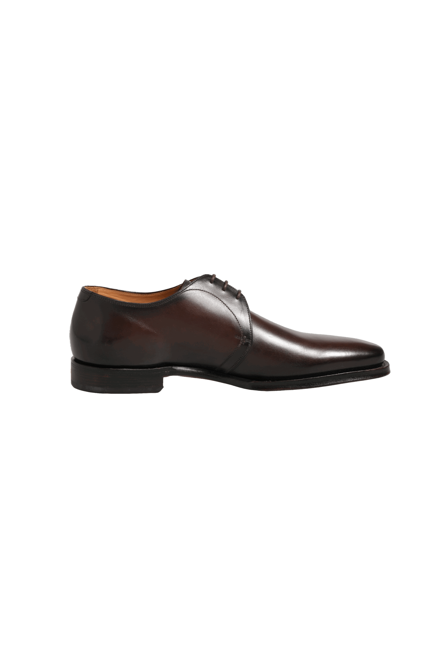 Chaussures derby en cuir marron Dolce & Gabbana pour homme avec laçage, élégantes et classiques.