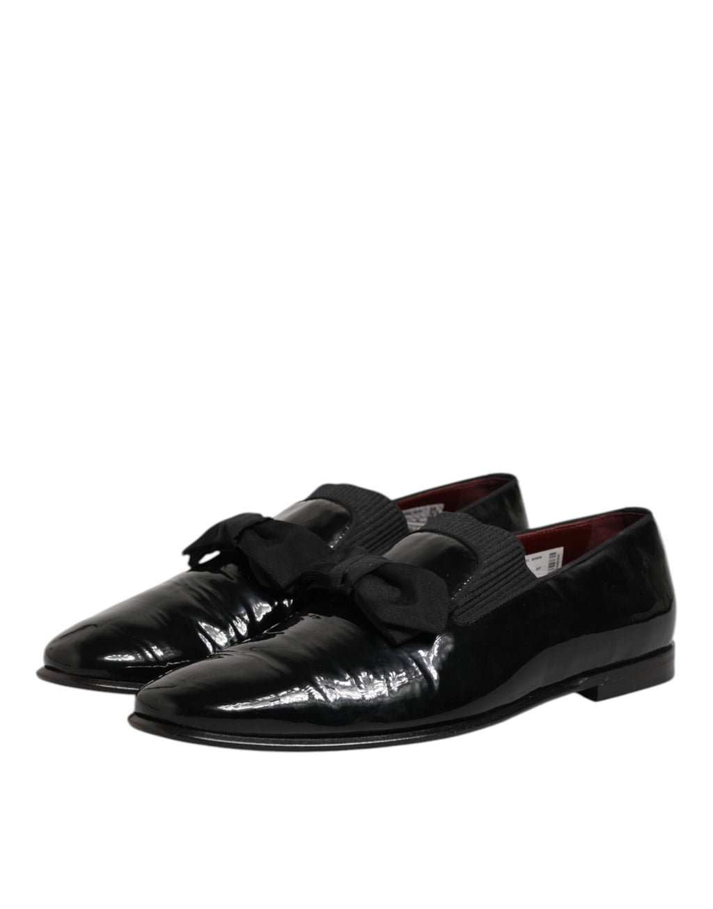Mocassins en cuir Dolce & Gabbana pour homme, chaussures de ville élégantes et formelles, en cuir noir avec finition raffinée.