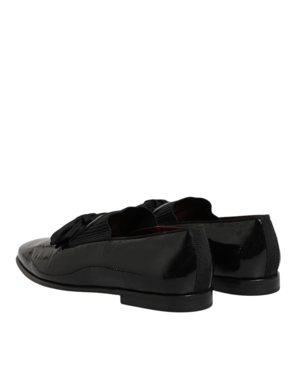Chaussures de ville en cuir Dolce & Gabbana pour hommes, mocassins formels élégants avec finition en cuir brun.