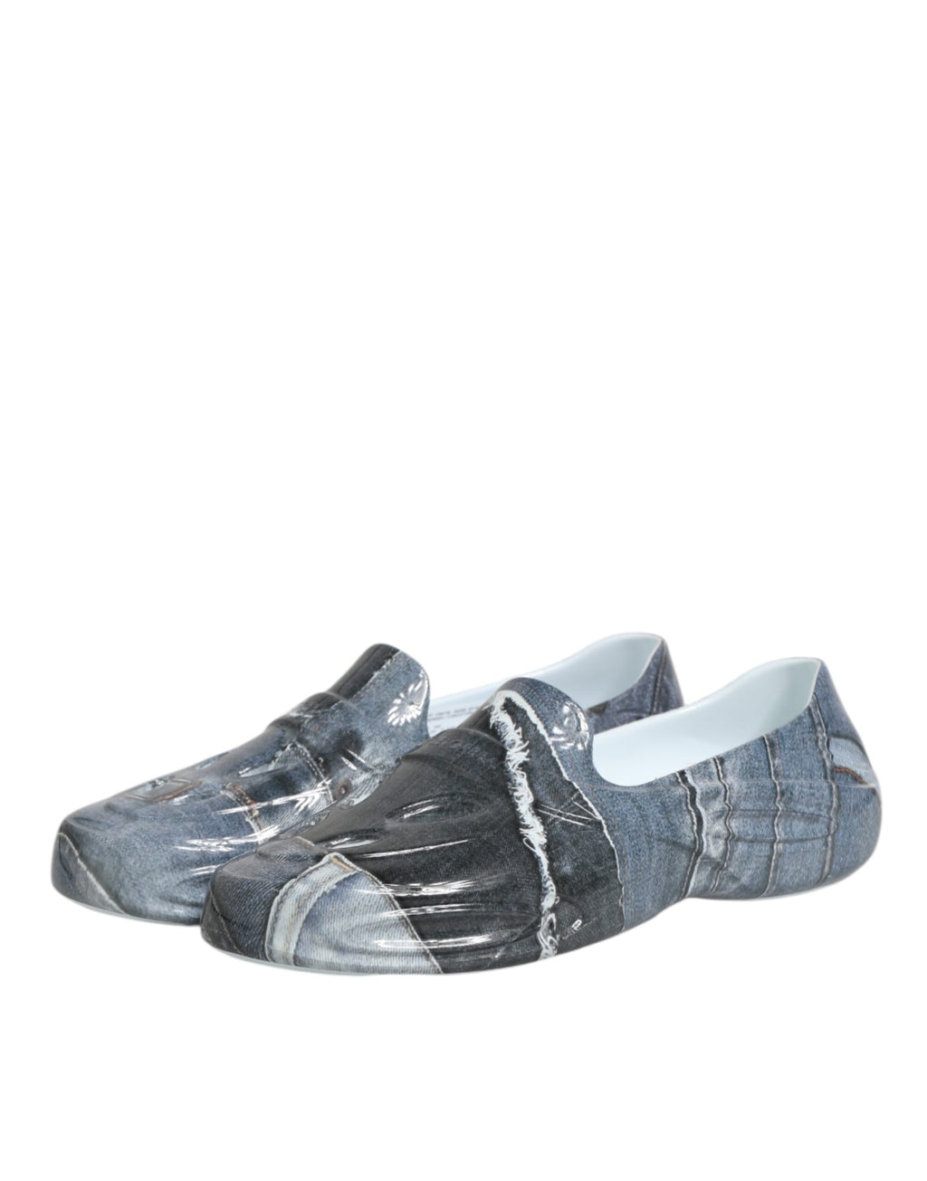 Chaussures sneakers basses en caoutchouc multicolores pour hommes Dolce & Gabbana, style décontracté et moderne.