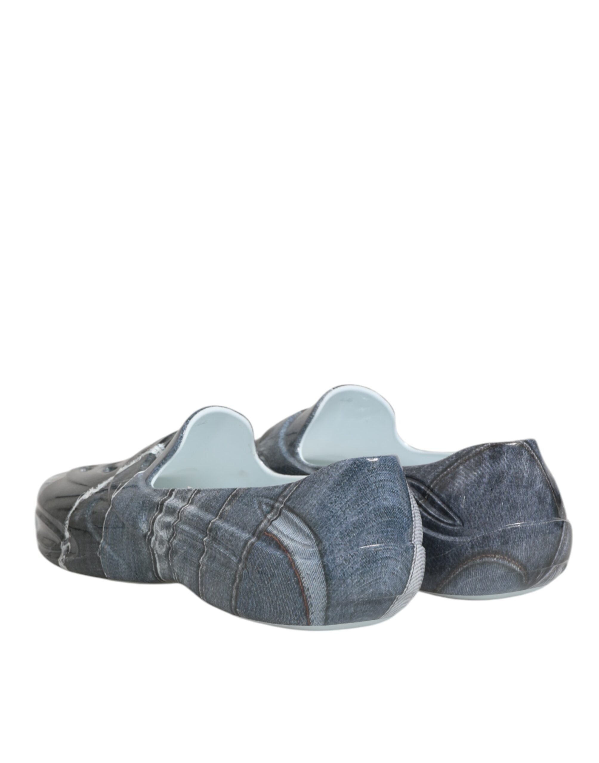 Chaussures sneakers basses en caoutchouc multicolores pour hommes de Dolce & Gabbana, style décontracté et moderne.