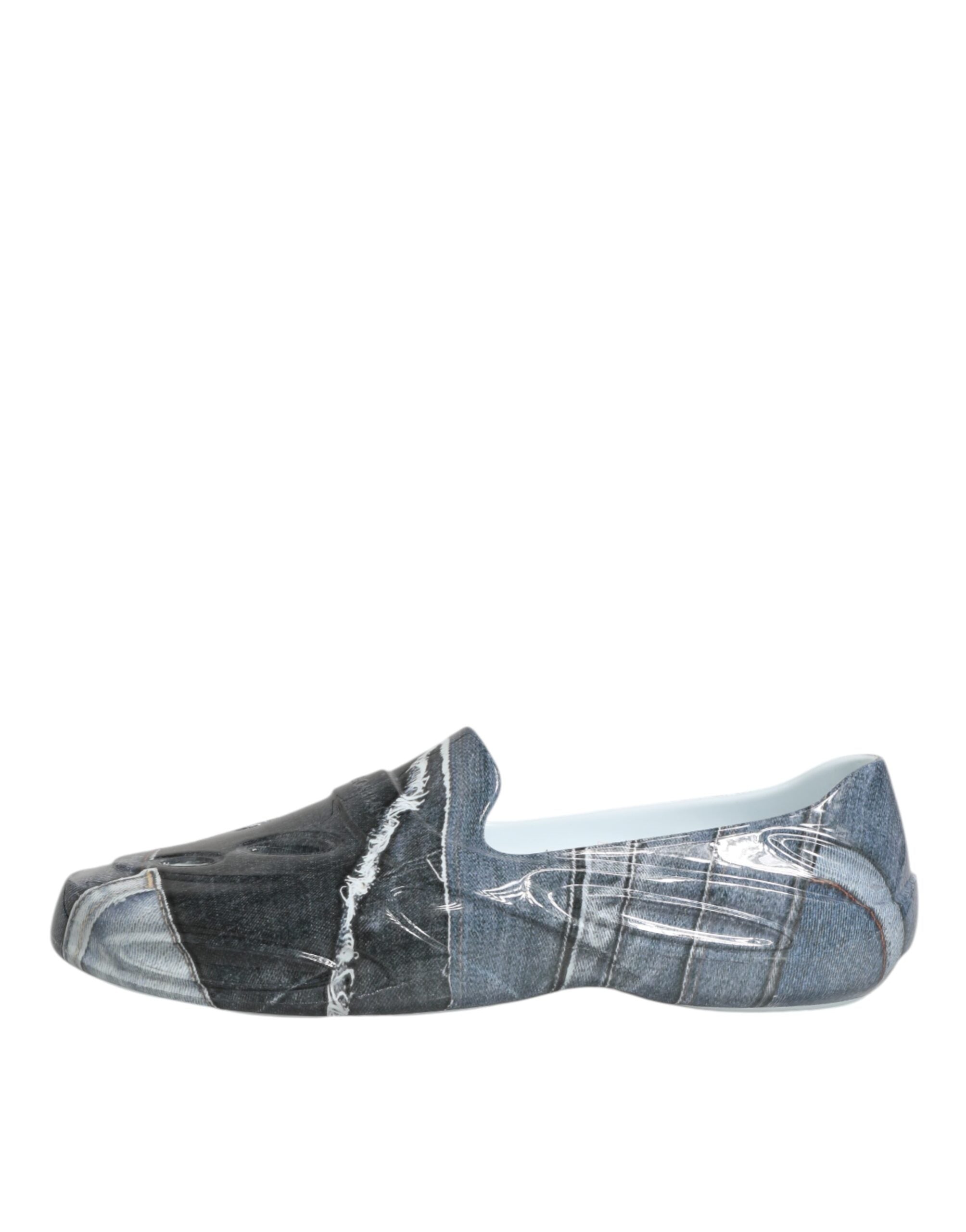 Chaussures sneakers basses pour homme Dolce & Gabbana en caoutchouc multicolore, style décontracté et tendance.