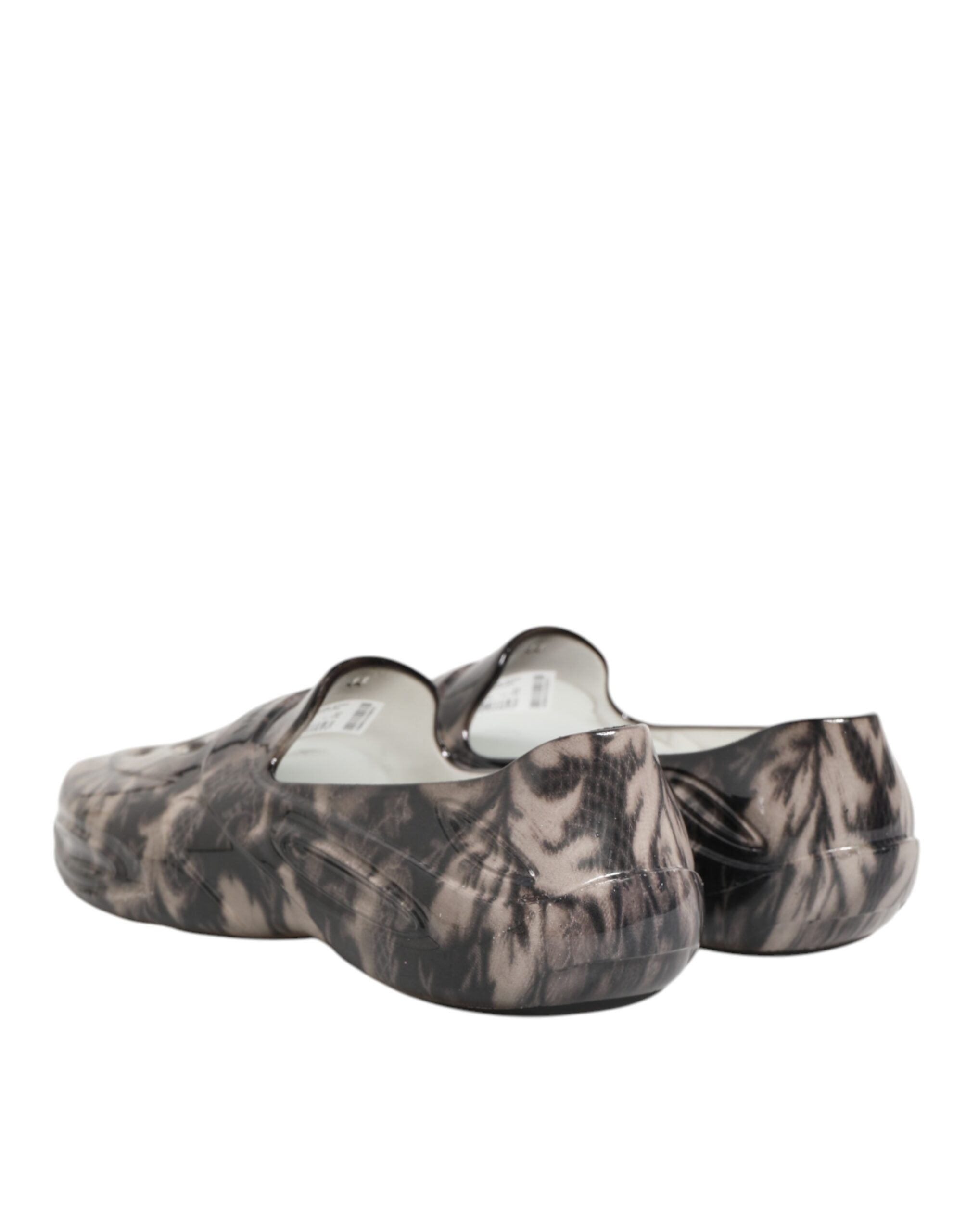 Chaussures sneakers basses en caoutchouc multicolore pour hommes de Dolce & Gabbana, style décontracté et moderne.