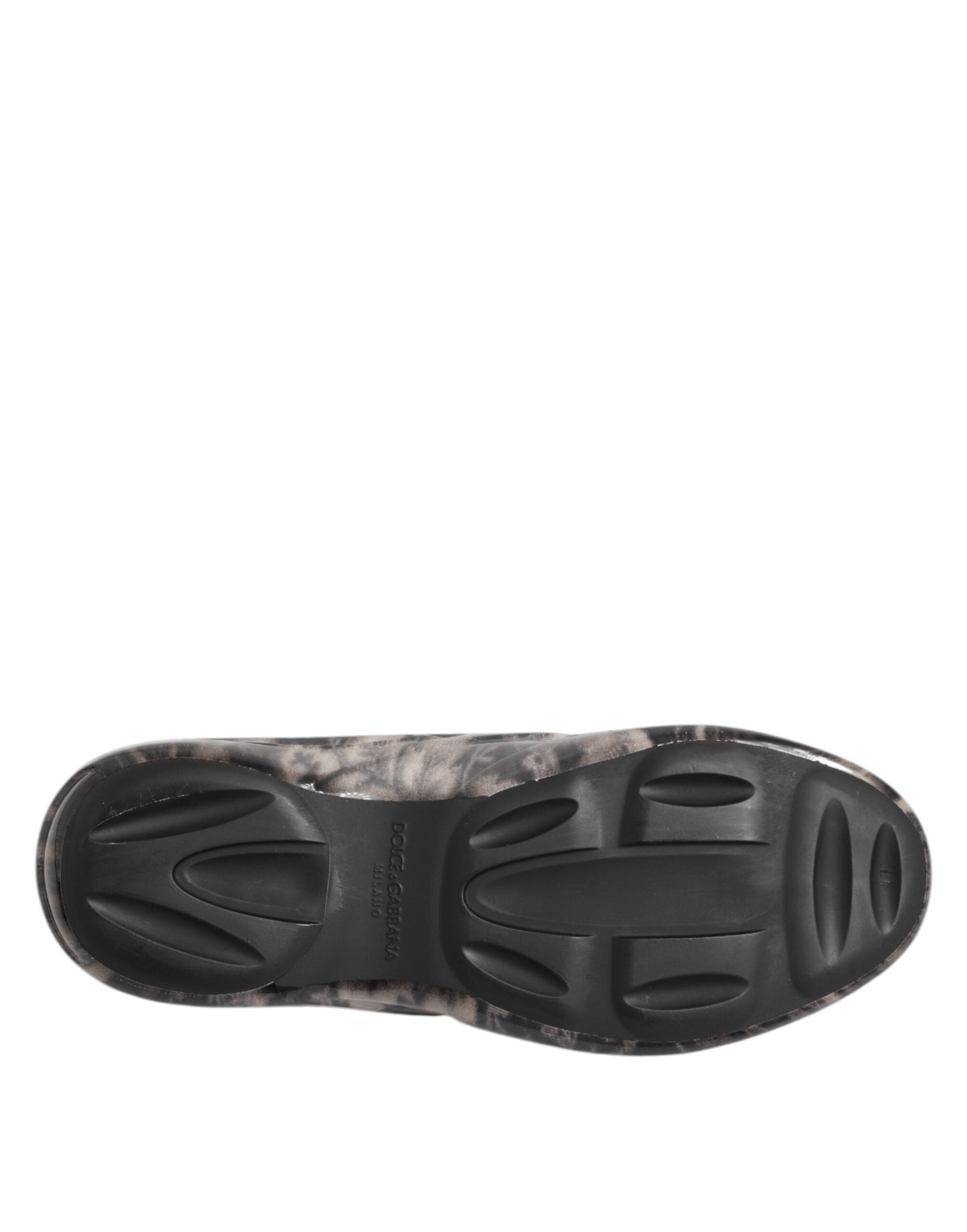 Chaussures de sport basses pour hommes Dolce & Gabbana en caoutchouc multicolore, design tendance et confortable.