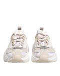 Chaussures sneaker bass Dolce & Gabbana Daymaster multicolores avec semelle blanche et design coloré, vue de face.