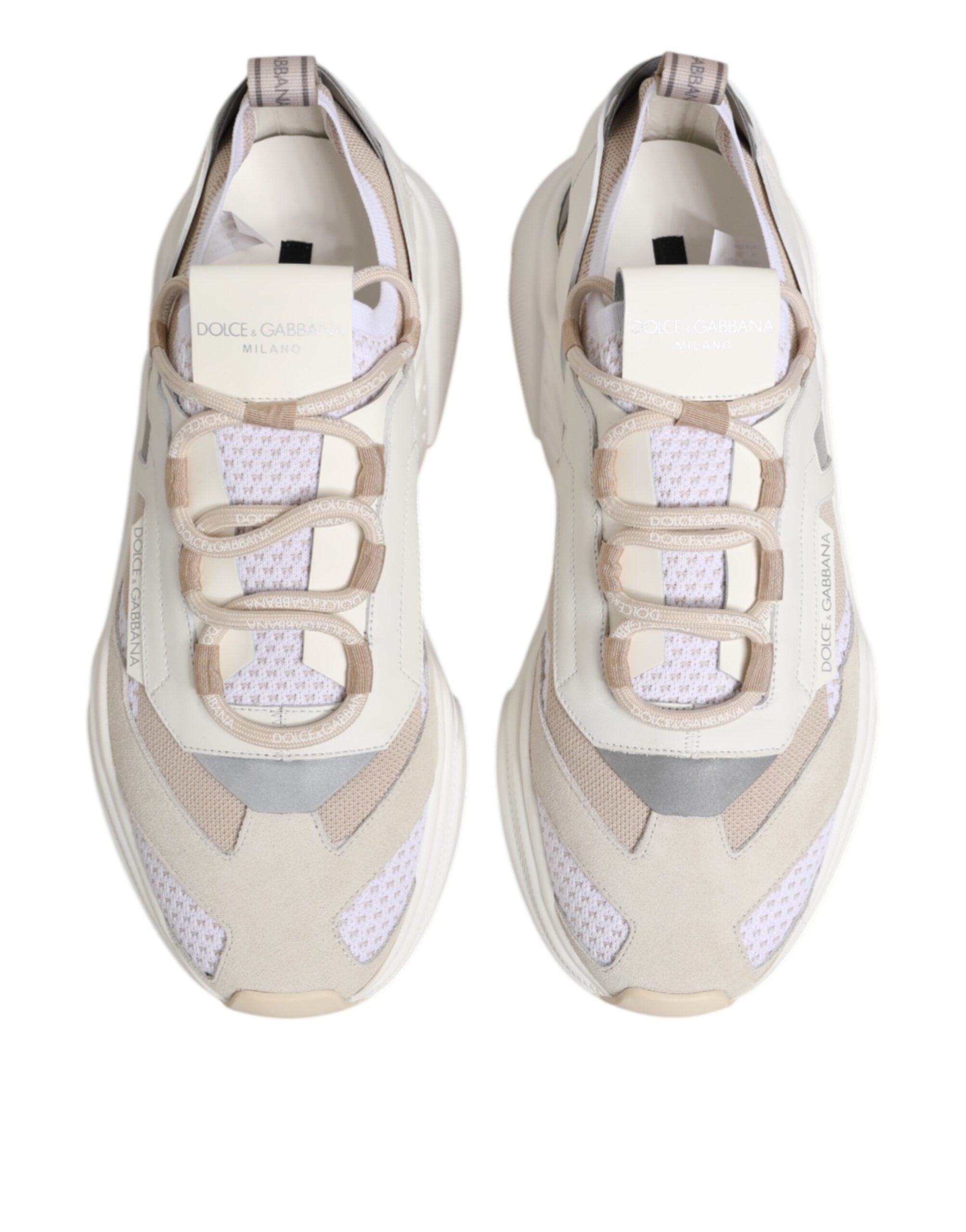 Chaussures basses Dolce & Gabbana Daymaster multicolores avec design coloré et détails modernes, vue de face.