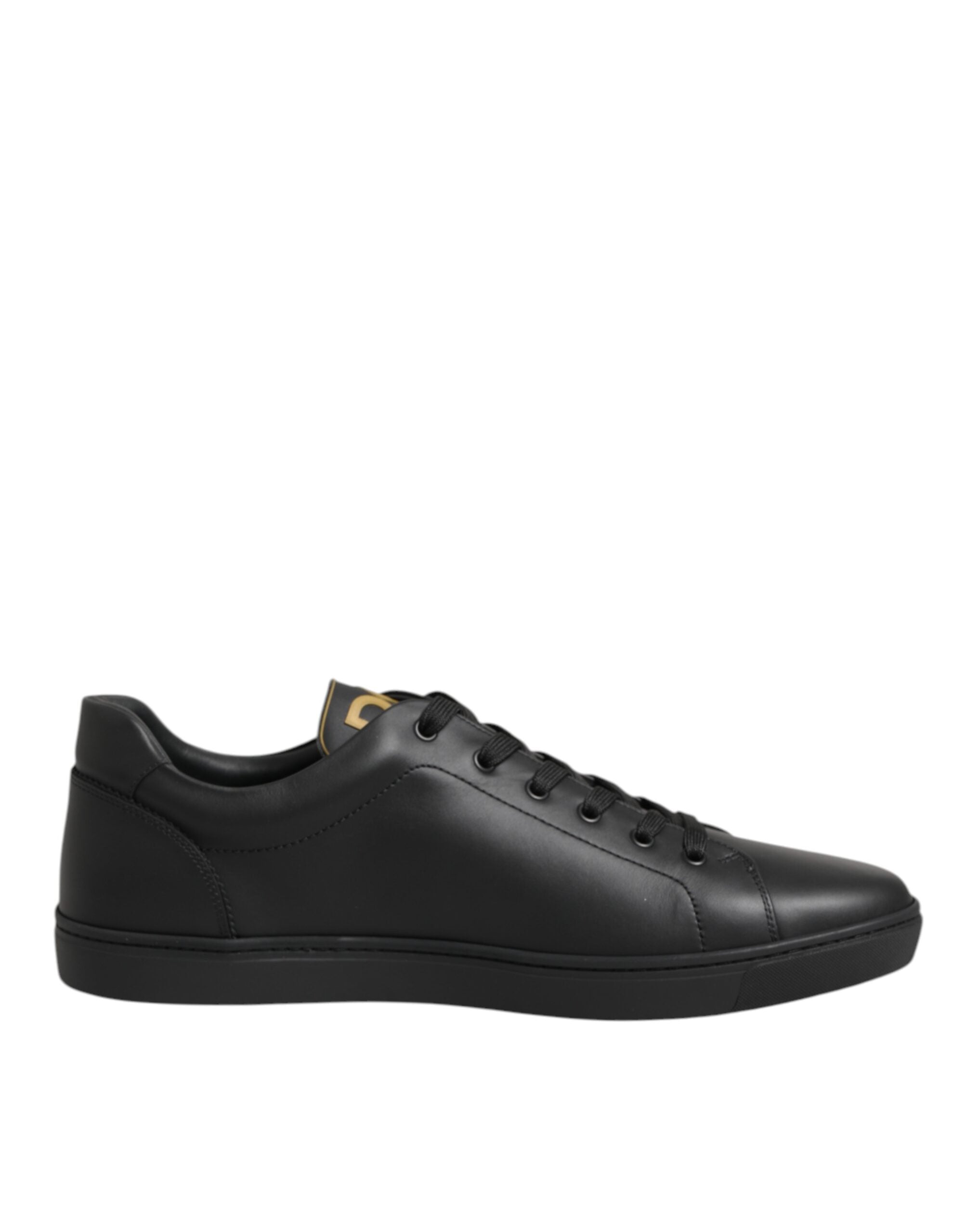 Chaussures sneakers basses Street Life noires pour hommes de Dolce & Gabbana, vue de face.