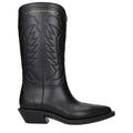 Bottes en coton noires Christian Dior, élégantes et modernes, avec détails sophistiqués visibles sur l'image.