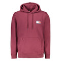 Sweat-shirt à capuche en coton rouge pour homme de Tommy Hilfiger, style décontracté et confort assuré.