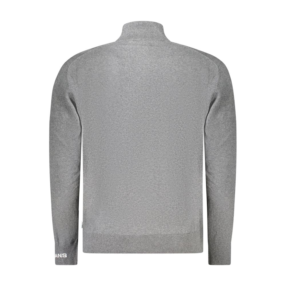 Pull en coton gris pour homme de la marque Pepe Jeans, sweat-shirt décontracté avec col rond et manches longues.