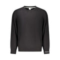 Pull à manches longues Pepe Jeans en coton noir pour homme, léger et confortable, avec logo brodé sur la poitrine.