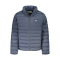 Veste pour homme Calvin Klein Blu Poliammide, style moderne, coupe ajustée, tissu léger et résistant, vue de face.