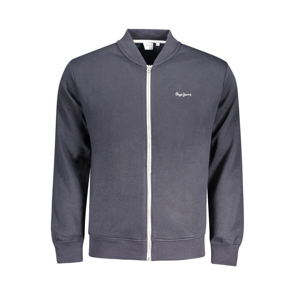 Sweat-shirt bleu en coton pour homme de la marque Pepe Jeans, coupe décontractée et style moderne.