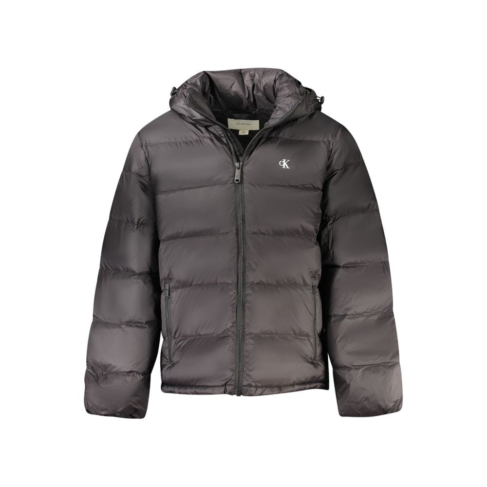 Calvin Klein Schwarz Polyamid Herrenjacke