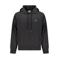 Sweat-shirt noir en coton pour homme de la marque Calvin Klein, style décontracté avec logo discret sur la poitrine.