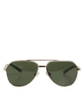 Lunettes de soleil aviator pour enfants Dolce & Gabbana DG2125 avec cadre argenté, lunettes de soleil élégantes pour enfants