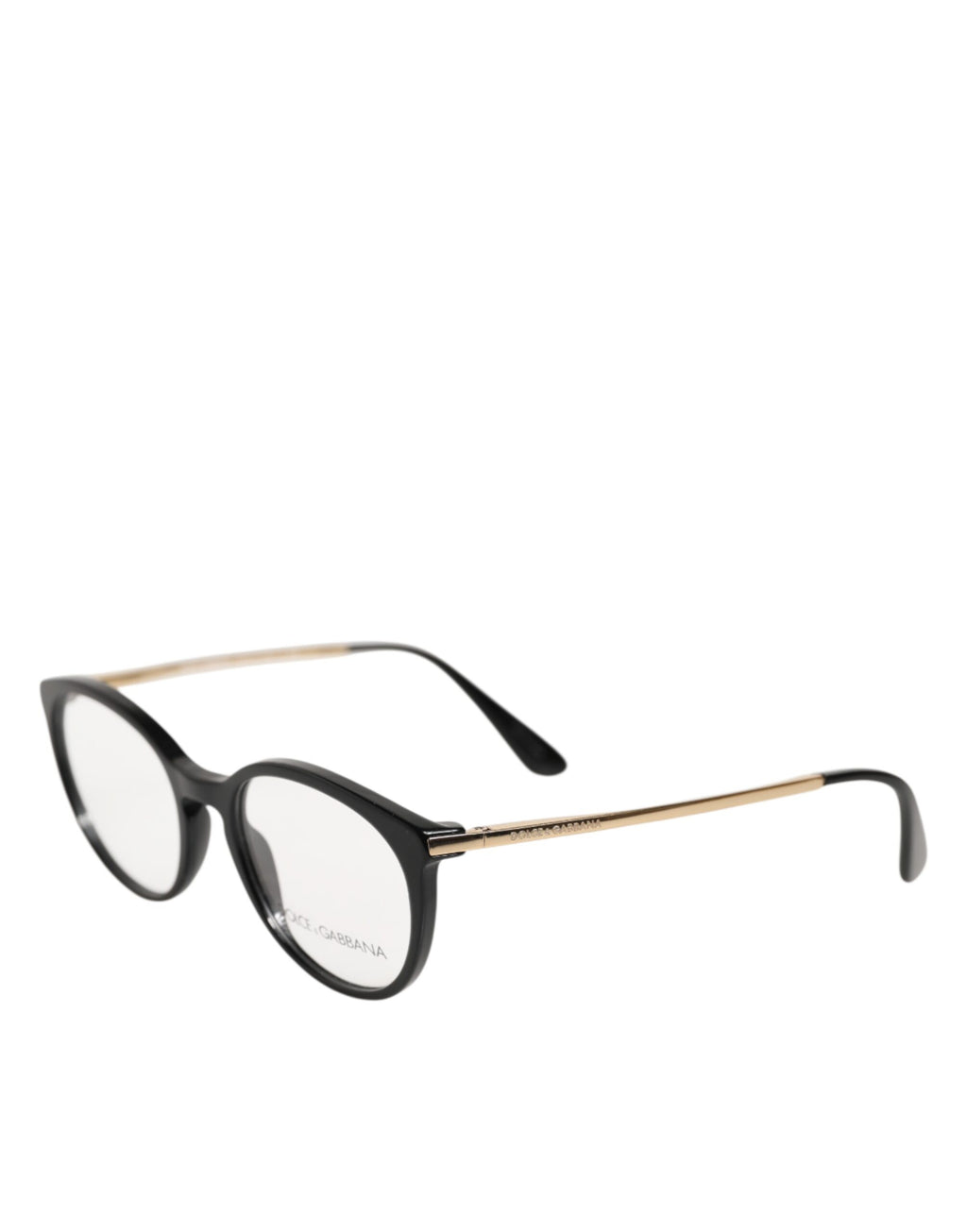 Lunettes de lecture Dolce & Gabbana à monture en acétate noire style œil de chat, élégantes et sophistiquées.