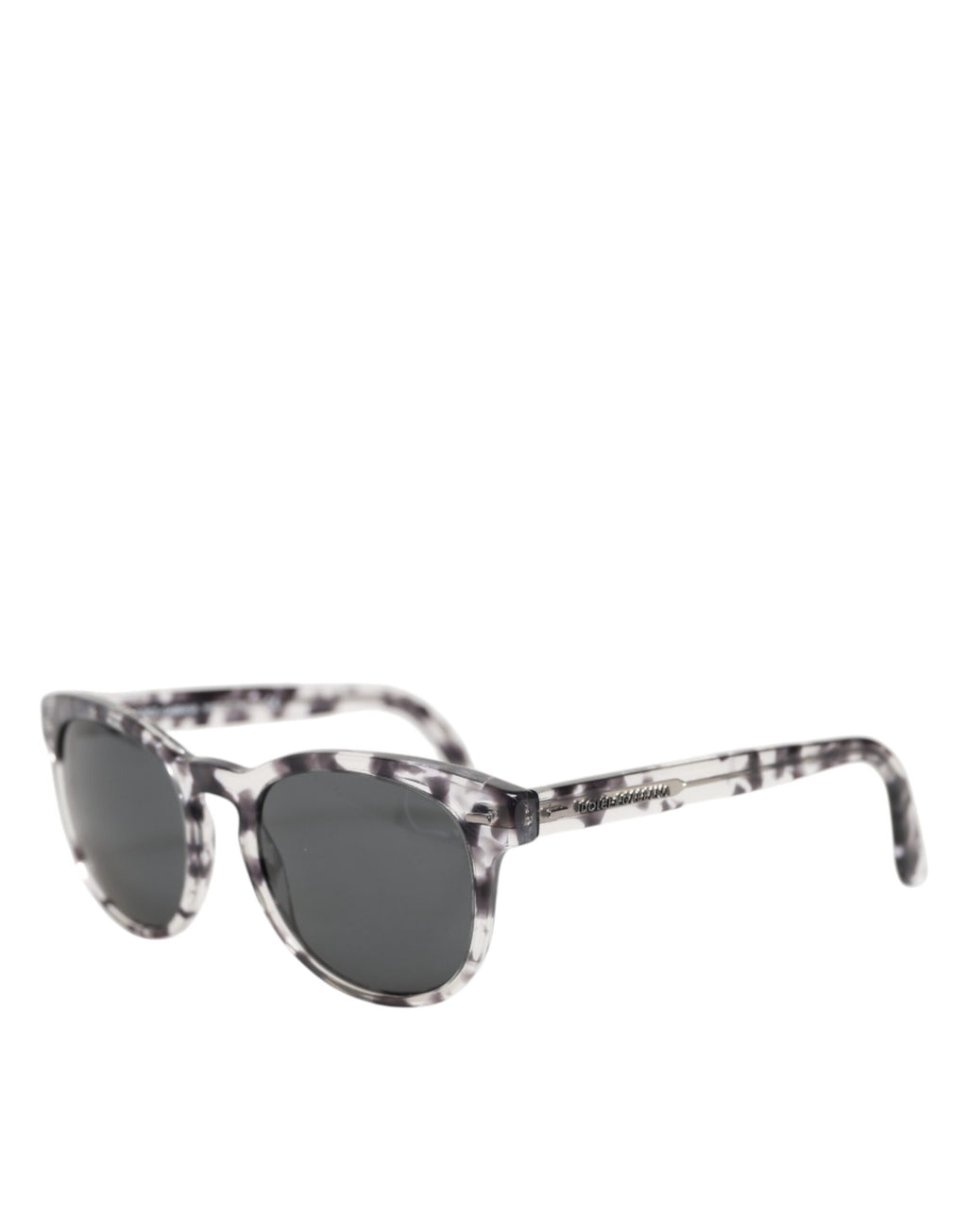 Lunettes de soleil Dolce & Gabbana DG4254 Havana avec monture noire et verres teintés clairs.