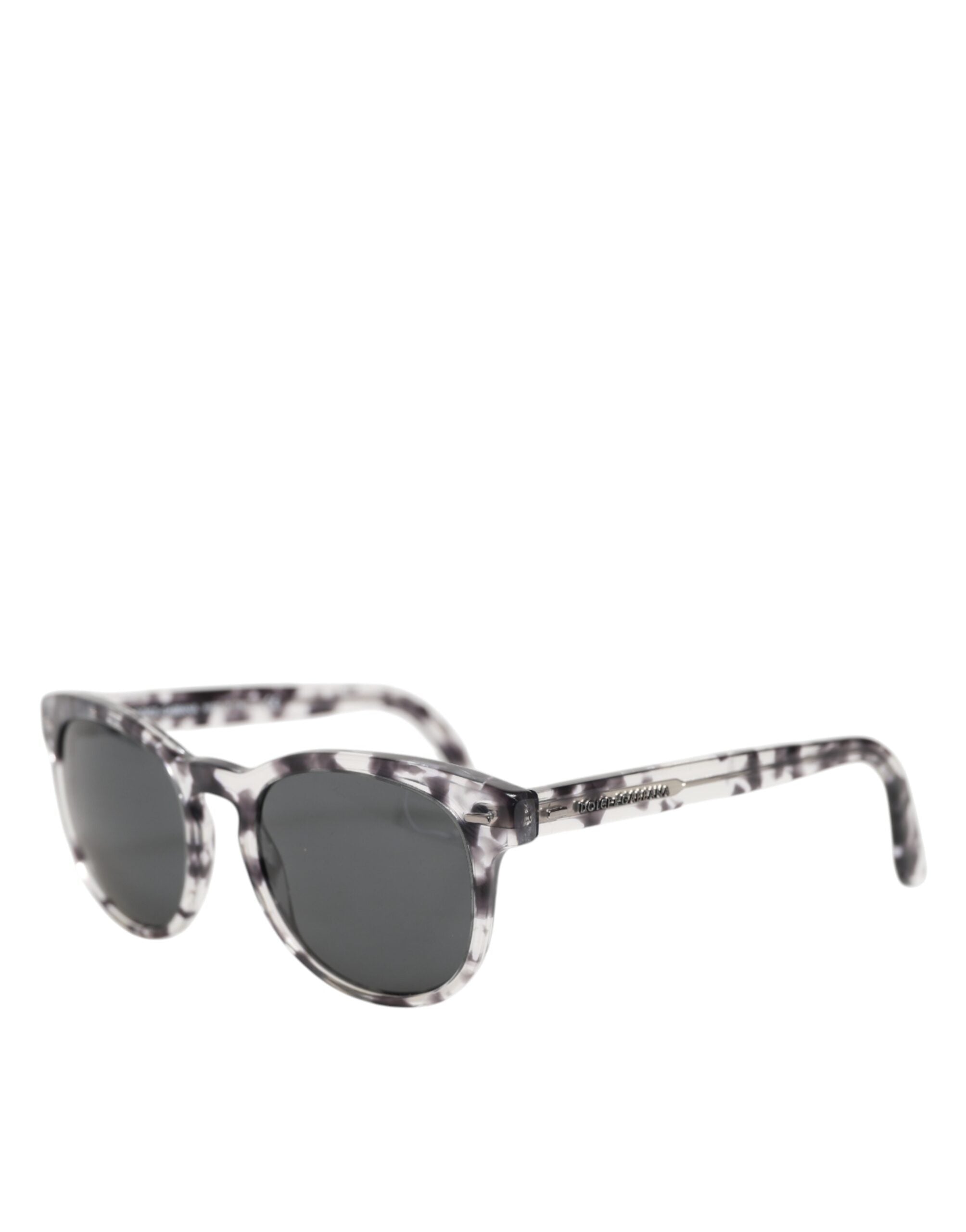 Lunettes de soleil Dolce & Gabbana DG4254 Havana avec monture noire et verres teintés clairs.
