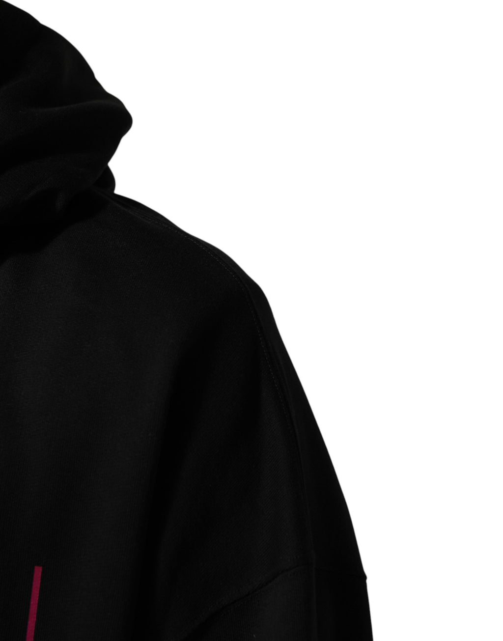 Sweat-shirt à capuche noir imprimé pour homme de Dolce & Gabbana, pull décontracté avec motif graphique.