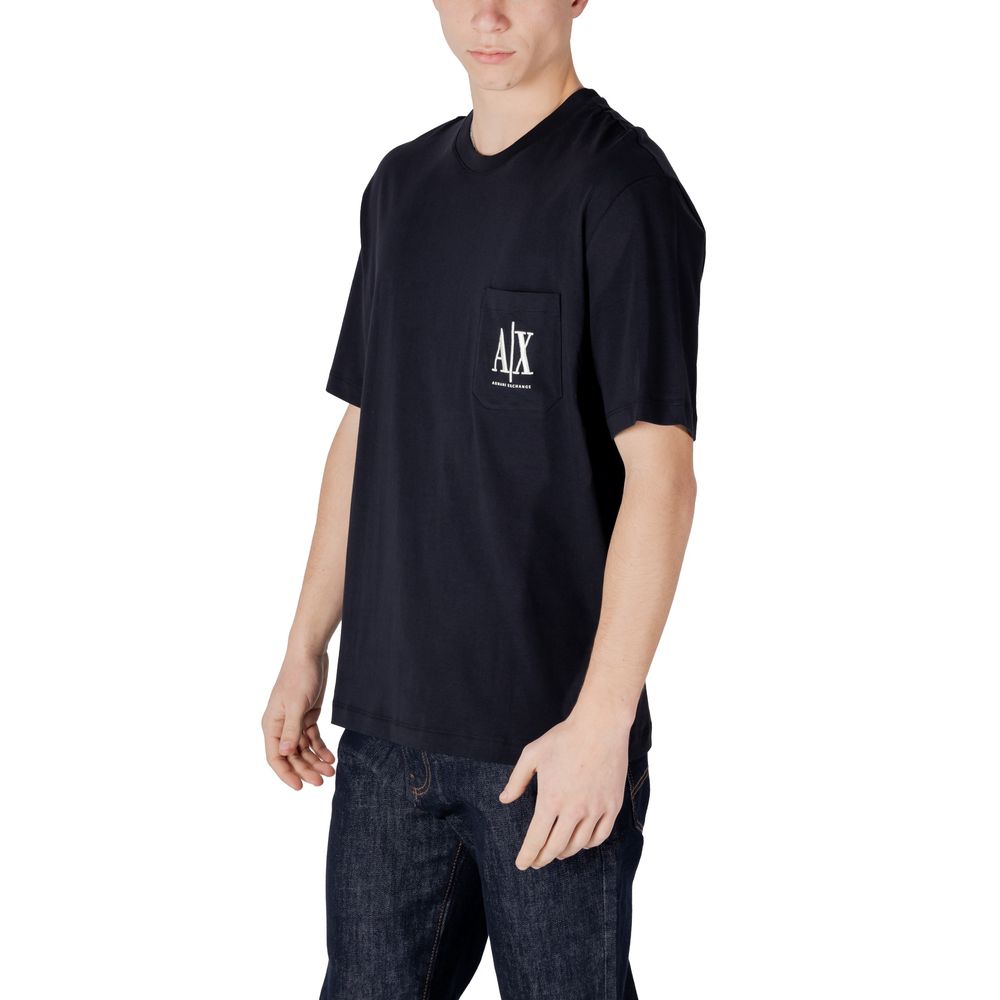 Armani Exchange Blau Baumwolle Sportbekleidung
