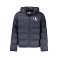 Calvin Klein Blaue Polyamid Herrenjacke