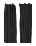 Dolce & Gabbana Dark Gray Virgin Wool Knitted Fingerless Gloves