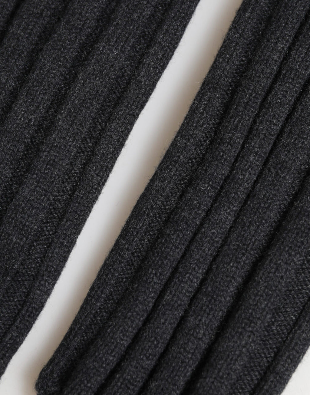 Dolce & Gabbana Dark Gray Virgin Wool Knitted Fingerless Gloves
