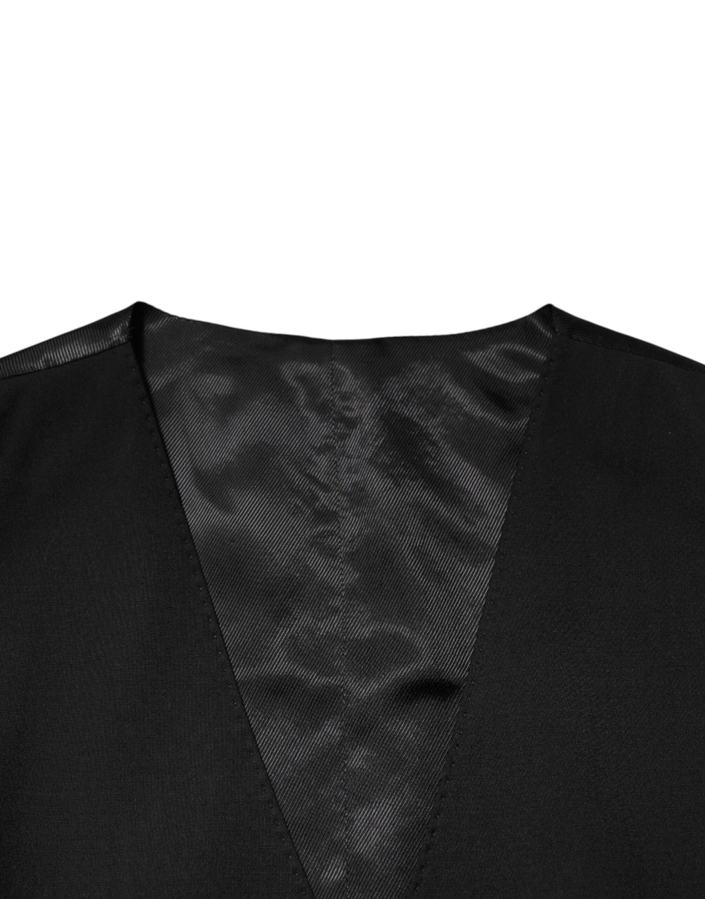 Veste de costume en polyester noir Dolce & Gabbana pour femme, élégante et formelle, vue de face.