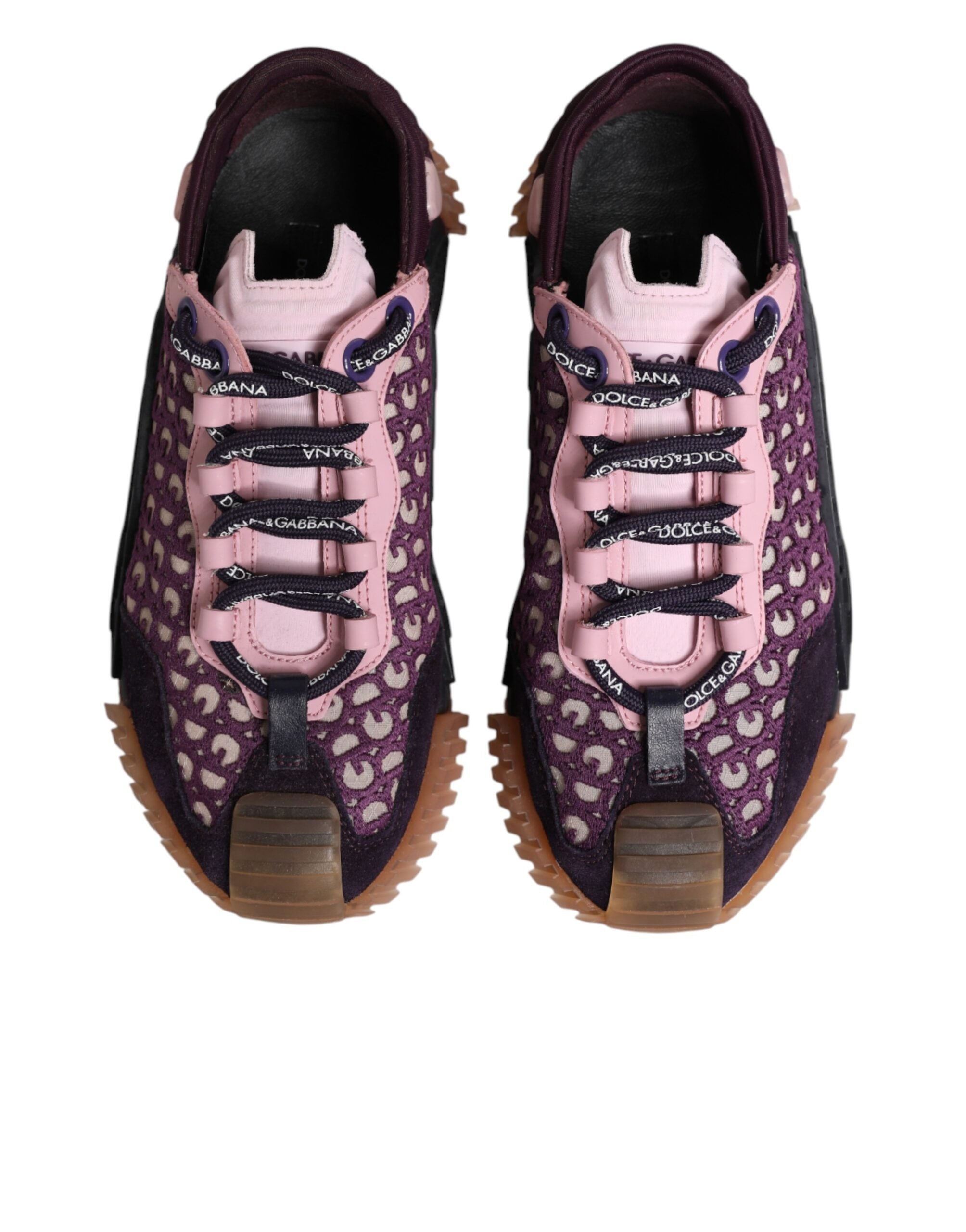 Chaussures sneakers basses Dolce & Gabbana NS1 logo multicolore, style décontracté avec design coloré et logo distinctif.