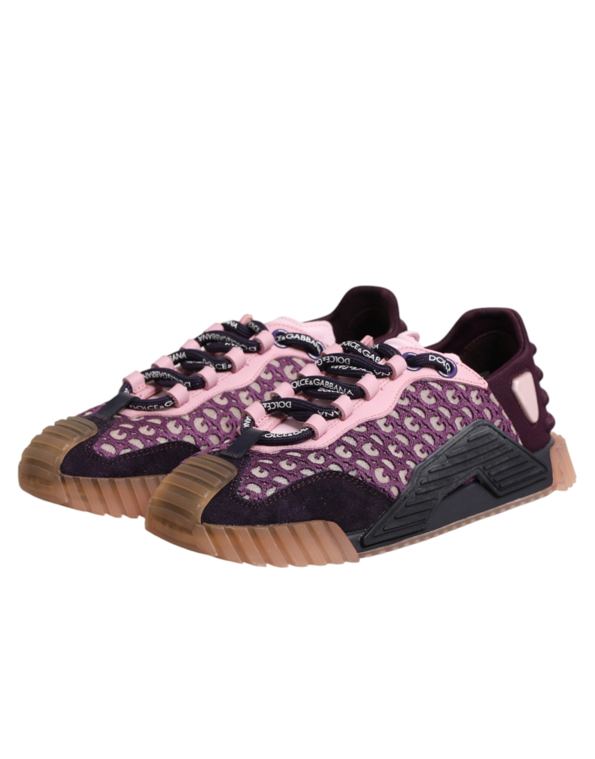 Sneakers basses Dolce & Gabbana NS1 multicolores avec logo, chaussures de sport tendance et colorées pour hommes.