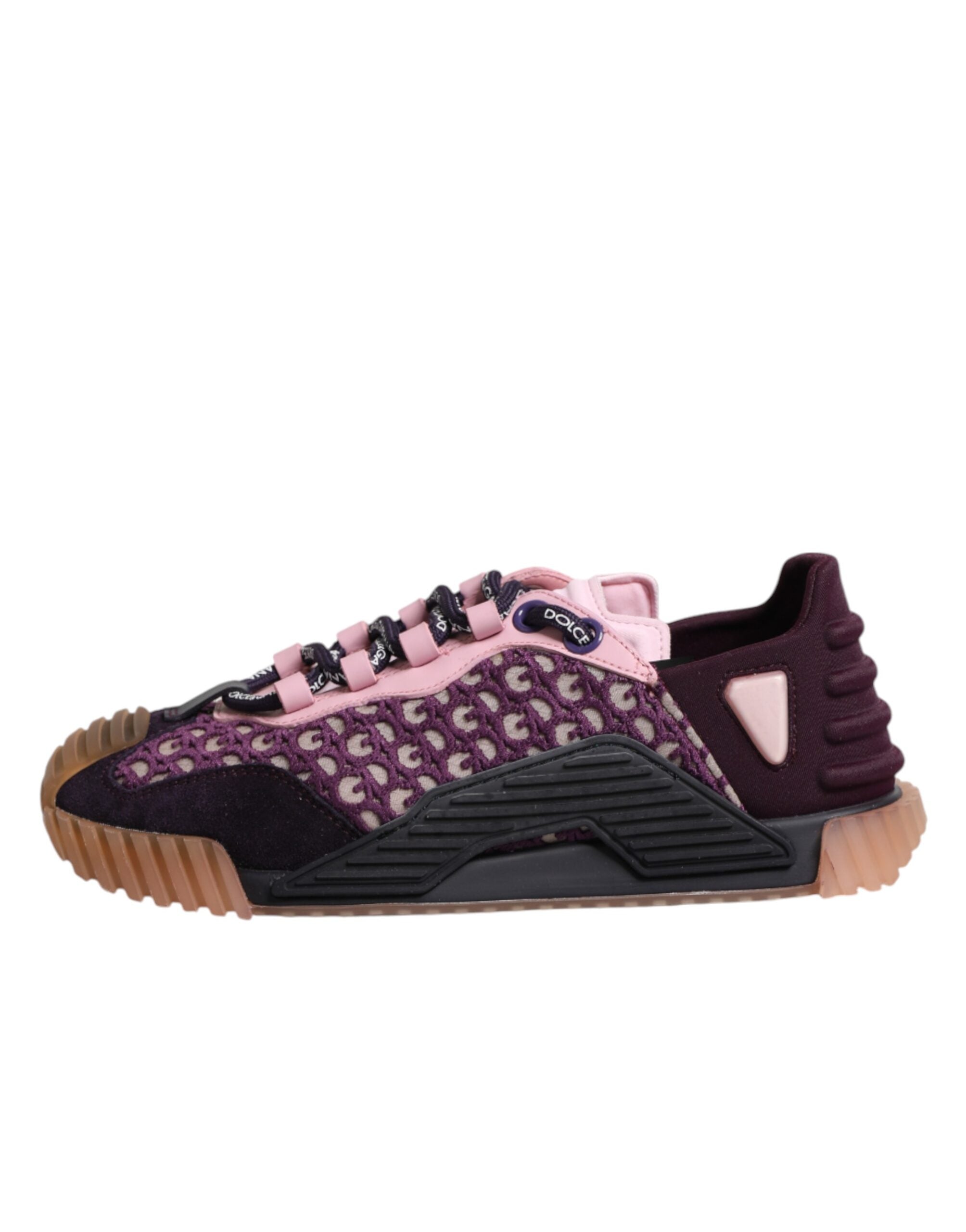 Chaussures basses Dolce & Gabbana logo multicolore, sneakers tendance avec design coloré et détails modernes.