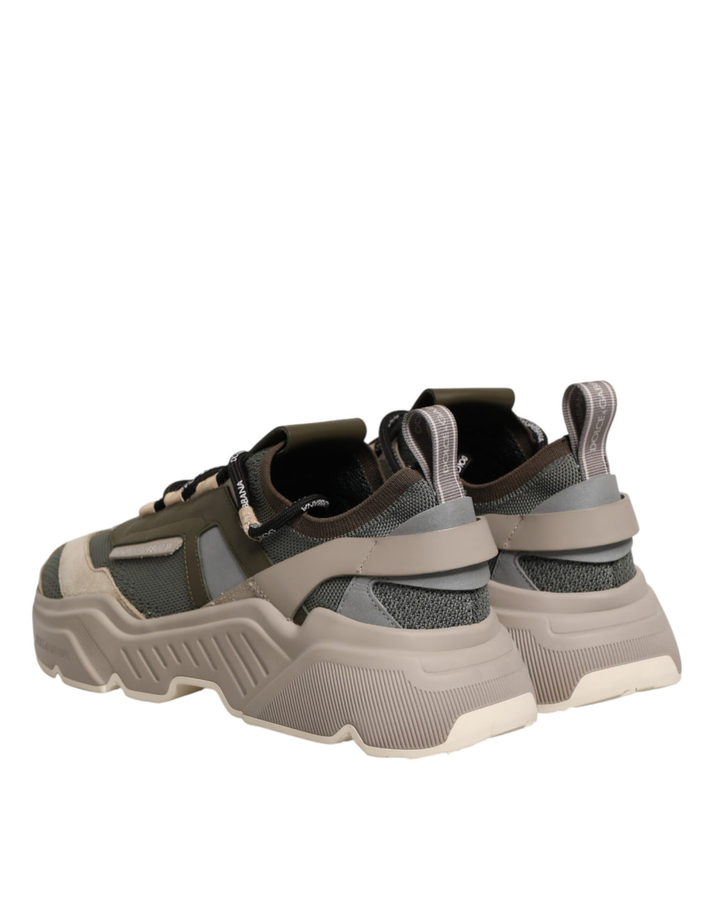 Chaussures basses multicolores Dolce & Gabbana Daymaster, sneakers tendance en cuir avec détails colorés.