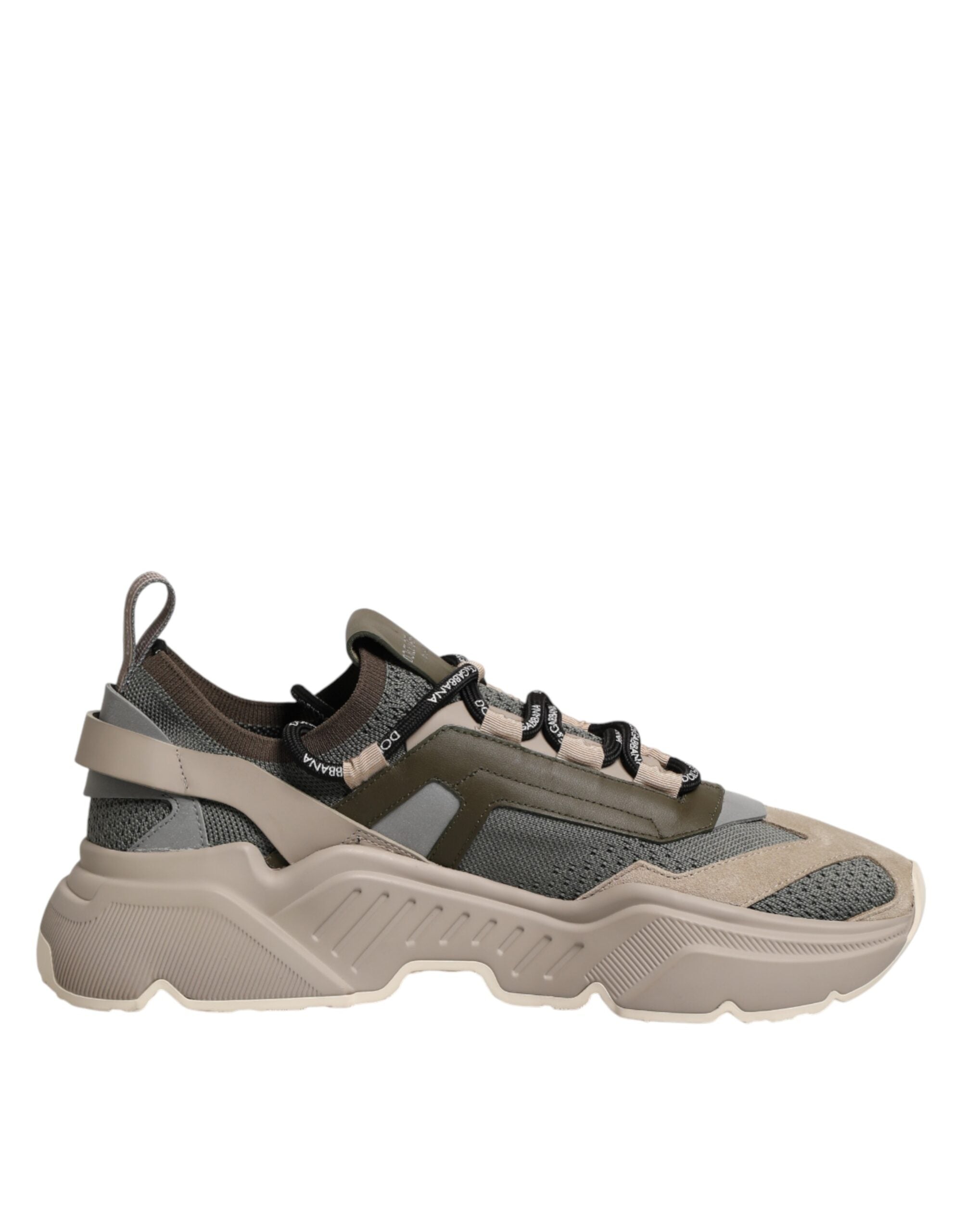 Chaussures sneakers basses multicolores Dolce & Gabbana Daymaster, style décontracté et tendance, vue de face.