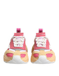 Sneakers bass Dolce & Gabbana Daymaster multicolores, chaussures de sport en toile avec logo sur le côté.
