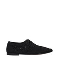 Chaussures oxford et derby en tissu noir de Dolce & Gabbana, élégantes et sophistiquées.