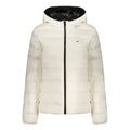 Veste pour femmes en polyester blanche de Tommy Hilfiger, coupe élégante avec détails modernes.