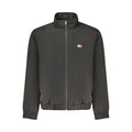 Veste noire en polyester pour homme de la marque Tommy Hilfiger, coupe décontractée et détails modernes.