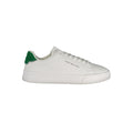 Chaussures sneakers blanches en polyuréthane Tommy Hilfiger pour homme, avec design moderne et détails élégants.
