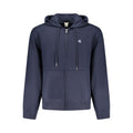 Calvin Klein „Blauer Kapuzenpullover für Herren aus Baumwolle“