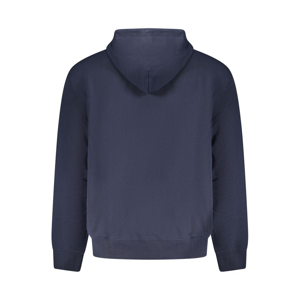 Calvin Klein „Blauer Kapuzenpullover für Herren aus Baumwolle“