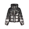 Veste pour femmes en polyester noir de la marque Calvin Klein, coupe moderne et détail élégant.