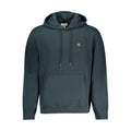 Sweatsuit bleu en coton pour homme de Calvin Klein, sweat-shirt décontracté avec logo discret sur la poitrine.